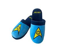 Groovy Uk Star Trek Spock Original Men's Slippers, 8/10 UK, Blue