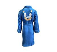 Groovy Uk Unisex Sonic Class of 91 Fleexe Dressing Gown With Belt Official Merchandise Bathrobe, Blue, One Size UK