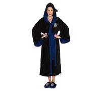 Groovy Uk Women's Groovy-ravenclaw-womens-bathrobe Bathrobe, Black/Blue, One Size UK