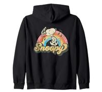 Groovy Vibes Snoopy Music Retro Vintage 60s Festival Dancing Zip Hoodie