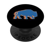 Groovy Vintage Retro Bison or Buffalo PopSockets Adhesive PopGrip
