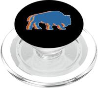 Groovy Vintage Retro Bison or Buffalo PopSockets PopGrip for MagSafe