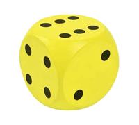 Gros dés jumbo 15 cm - Ensemble de dés d'enseignement en icë éducatif d'apprentissage des mathématiques - Jeu de société Aide pédagogique pour les en classe Étudiants Cadeau d'