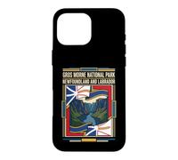 Gros Morne National Park Newfoundland and Labrador Flag Case for iPhone 16 Pro Max