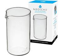 Grosche French Press Universal replacement Beaker, Hand Blown Glass Replacement Beaker. (X-Large - 1500 ml)