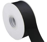 Grosgrain Ribbon 20mm 22 Meters (Black) Double Sided for for Gifts Wrap Sew Party, Decorations Events Dress Wedding Christmas Crafts, Bows Car Floral Hairs, DIY, Bouquets, Cake.