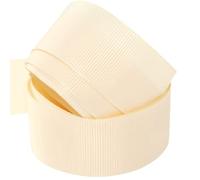 Grosgrain Ribbon -22 Metrs / 25 Yards Rolls, Gift Wrap, Bows, Party, Dress, Decorations, Wedding, Crafts, Events - Double Sided, Size 38mmBuy 3 GET 1 Free (Cream)