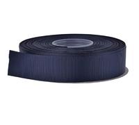 Grosgrain Ribbon -23 Meters / 25 Yards Rolls, for Gifts Wrap Sew Party, Decorations Events Dress Wedding Christmas Crafts, Bows Car, Hairs, DIY, Bouquets, Cake More Double Sided (6 mm, Navy Blue)