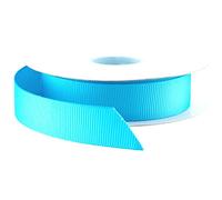 Grosgrain Ribbon -23 Meters / 25 Yards Rolls for Gifts Wrap Sew Party Decorations Events Wedding Christmas Crafts Bows DIY Bouquets Cake Double Sided Size (6 mm, Turquoise)