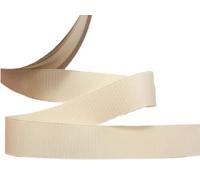 Grosgrain Ribbon -23 Meters / 25 Yards Rolls for Gifts Wrap Sew Party Decorations Events Wedding Christmas Crafts Bows DIY Bouquets Cake Double Sided Size 15mm - Buy 3 & GET 1 Free (Ivory)