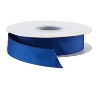 Grosgrain Ribbon -23 Meters / 25 Yards Rolls for Gifts Wrap Sew Party Decorations Events Wedding Christmas Crafts Bows DIY Bouquets Cake Double Sided Size 25mmBuy 3 GET 1 Free (Royal Blue)