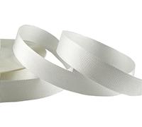 Grosgrain Ribbon -23 Meters / 25 Yards Rolls, for Gifts Wrap Sew Party Decorations Events Wedding Christmas Crafts Bows DIY Bouquets Cake Double Sided Siz 25mm Buy 3 GET 1 Free (Off White)