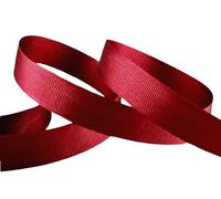 Grosgrain Ribbon - 23 Meters / 25 Yards Rolls for Gifts Wrap Sew Party Decorations Events Wedding Christmas Crafts Bows DIY Bouquets Cake Double Sided Many Colours (20mm, Maroon)