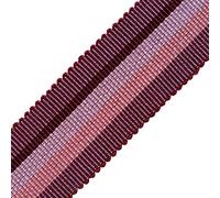 Grosgrain Ribbon 25mm Petersham Ribbon 100% Cotton Assorted Colour Striped Pattern Premium French Woven Ribbon for Sewing Hair Crafts Gift Wrapping Bow Tying (Purple - 25mm - 10 Meters)