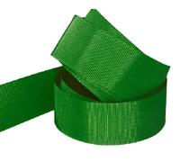 Grosgrain Ribbon - 5 Meters, for Gifts Wrap Sew Party Decorations Events Wedding Christmas Crafts Bows DIY Bouquets Cake Double Sided Many Colours (38 mm X 5 Metre, Green)
