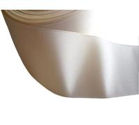 Grosgrain Ribbon -5 Meters, for Gifts Wrap Sew Party Decorations Events Wedding Christmas Crafts Bows DIY Bouquets Cake Double Sided Many Colours Buy 3 GET 1 Free (50 mm, Ivory)