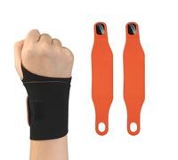 Grosion 2 PCS Wrist Supports,Ulnar Wrist Brace for Right & Left Hand,Ultra-Thin Elastic Wrist Wraps for TFCC Tear and Repetitive Wrist Use Injury,Fit Both Hands for Sports, Fitness