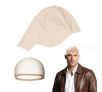 Grosion 2PCS Latex Bald Cap for Adult,The Bald Caps are Smooth And Tasteless,Suitable For Halloween Costumes, Stage Plays,Movies,Club Activities,And Cosplay
