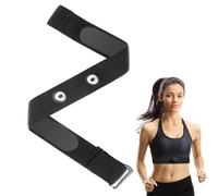 Grosion Adjustable Chest Mount Belt,Heart Rate Monitor Chest Replacement Strap for Run Cycling,Distance 45mm,Compatible with Equipment Wahoo Garmin Polar Buckle