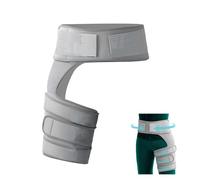 Grosion Hip Brace for Women and Men,Hip Support for Women,Groin Support,Adjustable Thigh Support for Reducing Muscle Fatigue(Grey)