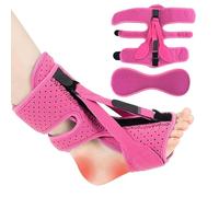Grosion Plantar Fasciitis Night Splints,Adjustable Night Splints for Plantar Fasciitis,Foot Support for Pantar Fasciitis,Plantar Fasciitis Night Splint,For Heel Tendonitis Pain Relief (Pink)