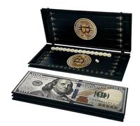 GROSS MEISTER Premium Wooden Backgammon Set Financial Freedom - Handmade Board Game for Collectors & Strategists