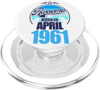 Großartig seit April 1961 65th Birthday Saying 65 Years PopSockets PopGrip for MagSafe