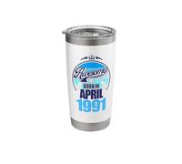 Großartig SEIT April 1991 35th Birthday Saying 35 Years Stainless Steel Insulated Tumbler