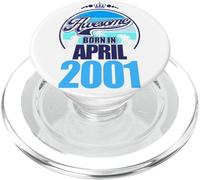 Großartig seit April 2001 25th Birthday Saying 25 Years PopSockets PopGrip for MagSafe