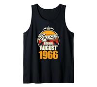 Großartig SEIT August 1966 60th Birthday Saying 60 Years Tank Top