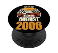 Großartig seit August 2006 20th Birthday Saying 20 Years PopSockets Adhesive PopGrip