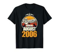 Großartig SEIT August 2006 20th Birthday Saying 20 Years T-Shirt