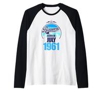 Großartig SEIT July 1961 65th Birthday Saying 65 Years Raglan Baseball Tee