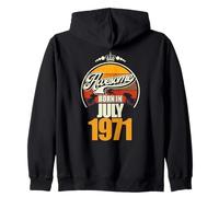 Großartig seit July 1971 55th Birthday Saying 55 Years Zip Hoodie