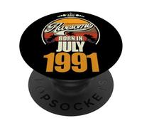 Großartig seit July 1991 35th Birthday Saying 35 Years PopSockets Adhesive PopGrip