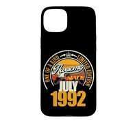 Großartig seit July 1992 34th Birthday Saying 34 Years Old Case for iPhone 15 Plus