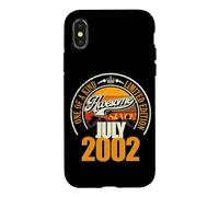 Großartig seit July 2002 24th Birthday Saying 24 Years Old Case for iPhone X/XS