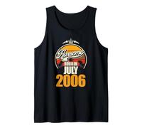 Großartig SEIT July 2006 20th Birthday Saying 20 Years Tank Top