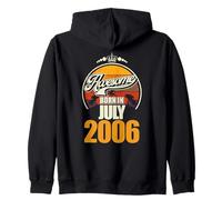 Großartig seit July 2006 20th Birthday Saying 20 Years Zip Hoodie