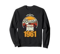 Großartig seit June 1961 65th Birthday Saying 65 Years Sweatshirt