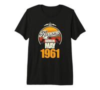 Großartig SEIT Mai 1961 65th Birthday Saying 65 Years Premium T-Shirt