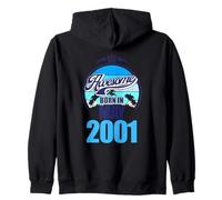 Großartig seit Mai 2001 25th Birthday Saying 25 Years Zip Hoodie