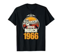 Großartig SEIT March 1966 60th Birthday Saying 60 Years T-Shirt