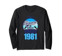Großartig SEIT March 1981 45th Birthday Saying 45 Years Long Sleeve T-Shirt