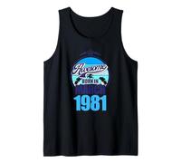 Großartig SEIT March 1981 45th Birthday Saying 45 Years Tank Top
