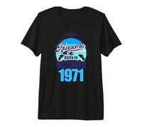 Großartig SEIT October 1971 55th Birthday Saying 55 Years Premium T-Shirt