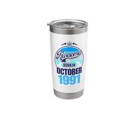 Großartig SEIT October 1991 35th Birthday Saying 35 Years Stainless Steel Insulated Tumbler