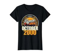 Großartig SEIT October 2000 26th Birthday Saying 26 Years Value Graphic T-Shirt, Women, Black, S