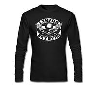 Grossbull Lynyrd Skynyrd Men's Eagle W/Guitars T-Shirt Black X-Large