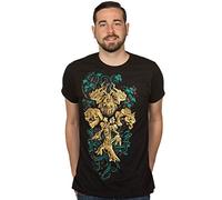 Grossbull World of Warcraft Druid Legendary Class Men's Short Sleeve Black Tee Shirt, dBlack, X-Large